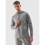 4f Men's Sports Zipped Hooded Sweatshirt - Grey Cijene