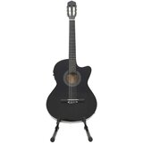  12-dijelni set gitare Western s ujednačivačem i 6 žica crni | Eponuda.com
