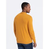 Ombre Men's knitted half turtleneck with viscose - mustard | shoptok.hr