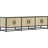 TV ormarić Sonoma hrast 150x35x41 cm Konstruirano drvo i metal | shoptok.hr