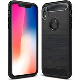 IZMAEL.eu Futrola Carbon Shield TPU za Apple iPhone XR - Crna | shoptok.hr