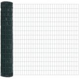 Euro ograda 1,5 x 10 m Željezo prekriveno PVC-om Zelena | shoptok.hr