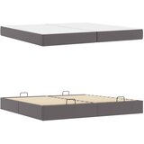  Okvir kreveta s madracem s madracem 2 pcs Siva PVC | shoptok.hr