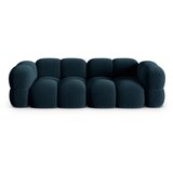Cosmopolitan Design Temno modra žametna sedežna garnitura 250 cm Loretto – | Shoptok.si