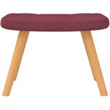  Stolica za ljuljanje s osloncem za noge boja vina od tkanine | shoptok.hr