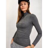RUE PARIS Blouse-RV-BZ-5210.19-dark gray | Shoptok.si