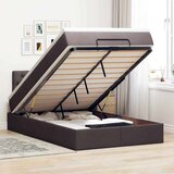 vidaXL Okvir za krevet s madraca tamnosmeđi 120x190 cm od tkanine | shoptok.hr