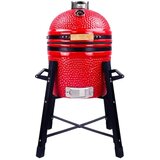 BARBECA Roštilj na ugljen Kamado 15" na staklu crveni Cijene