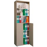 MID.YOU Arhivska Omara Lona Xxl, Siva, Bela | Shoptok.si