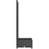  Vrtna žardinjera s rešetkom crna 40x40x121,5 cm PP | shoptok.hr