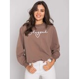 RUE PARIS Sweatshirt-RV-BL-7212.23P-brown | Shoptok.si
