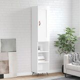 vidaXL Visoka komoda sjajna bijela 34 5x34x180 cm konstruirano drvo | shoptok.hr