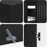  Set kupaonskih ormara od 4 dijela ARNHEM Crna Konstruirano drvo | shoptok.hr