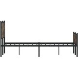  Metalni okvir kreveta bez madraca boja hrasta 120x200 cm | Eponuda.ba