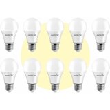 MAX-LED 10x led žarnica - sijalka e27 10w (60w) 806 lm toplo bela 3000k Cene
