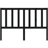  Uzglavlje za krevet crno 146 x 4 x 100 cm od masivne borovine | shoptok.hr