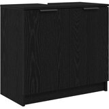 Kupaonski ormar s pohranom Crni hrast 64,5 x 33,5 x 59 cm | Eponuda.ba