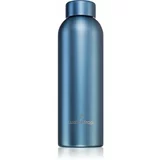 waterdrop Thermo Steel Metal steklenica za vodo iz nerjavnega jekla barva Blue Brushed 600 ml