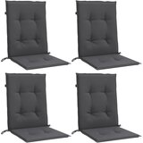  Jastuci za stolice 4 kom antracit 100 x 50 x 7 cm od tkanine | shoptok.hr