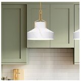  Quoizel QZ-BRECKEN-2P-AB-ABG - Luster BRECKEN 2xE27/60W/230V zlatna/dekor mramora | Eponuda.com