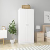 vidaXL Ormar bijeli 80 x 52 x 180 cm od konstruiranog drva Cijene