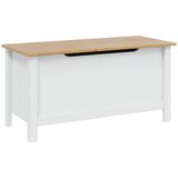  Kutija za spremanje HILL Bijela i medeno smeđa 90 x 40 x 45 cm | shoptok.hr