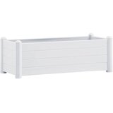  Povišena vrtna gredica PP bijela 100 x 43 x 35 cm | Eponuda.ba