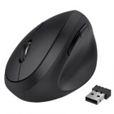 Terabyte vertikalni ergonomski bežični miš E2 crni Cene