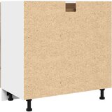 vidaXL Spodnja omarica s predalom artisan hrast 80x46x81,5 cm inž. les | Shoptok.si