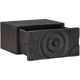  Noćni ormar s ladicama Crna 40 x 30 x 20 cm | shoptok.hr