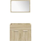 vidaXL 5-dijelni set kupaonskog namještaja boja hrasta sonome drveni | shoptok.hr