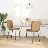 Furnova Jedilni stoli 2 kosa rjav žamet, (21928543) | Shoptok.si