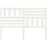  Posteljno vzglavje belo 156x4x100 cm trdna borovina, (20644807) | Shoptok.si