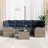  Sjedeća garnitura za vrt Siva 55 x 55 x 37 cm poliratan | shoptok.hr