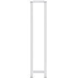  Stalak za ručnike bijeli 12,5 x 12,5 x 60 cm čelični | shoptok.hr