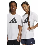 Adidas Otroška kratka majica U TR-ES LOGO bela barva