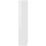 Sijaj vitrina visoki sjaj bijela 82,5 x 30,5 x 150 cm od iverice | shoptok.hr