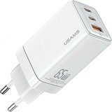 Usams OMREŽNI POLNILEC 2XUSB-C 1XUSB 65W PD3.0 QC3.0 BEL, (21974774) | Shoptok.si