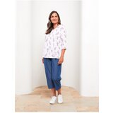 LC Waikiki Women's V-Neck Floral Cotton T-Shirt | Shoptok.si