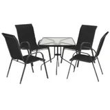 Baštenski set 5 sto 80 x 80 x 70 cm i 4 stolice