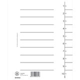 Pregrada KARTONSKA A4 250G PK100 DONAU 8610001-09 BIJELA | Shoptok.si