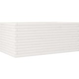  Vrtno cvetlično korito belo 110x60x45,5 cm trdna borovina | Shoptok.si