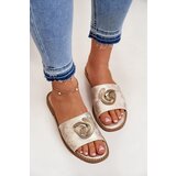 S. BARSKI Women's sandals on flat heel with decorative detail | ePonuda.com