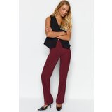 Trendyol Pants - Burgundy - Wide leg | shoptok.hr