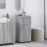  Set ormarića za kupaonicu TULUM Siva Sonoma 37 x 31,5 x 82 cm | shoptok.hr