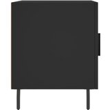  Noćni ormarić crni 40 x 40 x 50 cm od konstruiranog drva | shoptok.hr