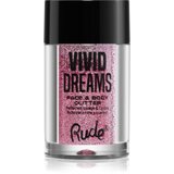 Rude Cosmetics Vivid Dreams bleščice za obraz in telo odtenek Daydream 2.7 g | Shoptok.si