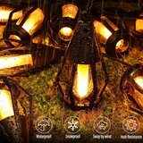 JOOMER 12,2 m solarna LED svetlobna veriga s 15 plameni | Shoptok.si