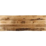 vidaXL Mizna plošča z naravnim robom 110x40x2,5cm trden robusten mango Cene