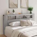  LED uzglavlje boja hrasta 200x18,5x103,5 cm konstruirano drvo | Eponuda.com